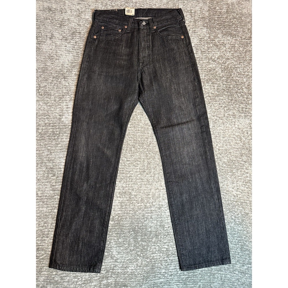 Levis 501 Jeans Mens Size 29x32 Black Original Fit Straight
